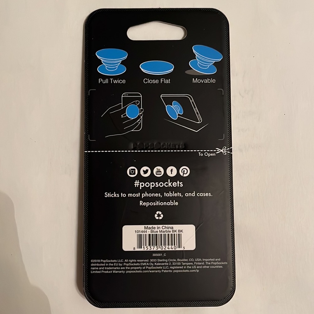Popsocket Blue Marble - Picture 2 of 2